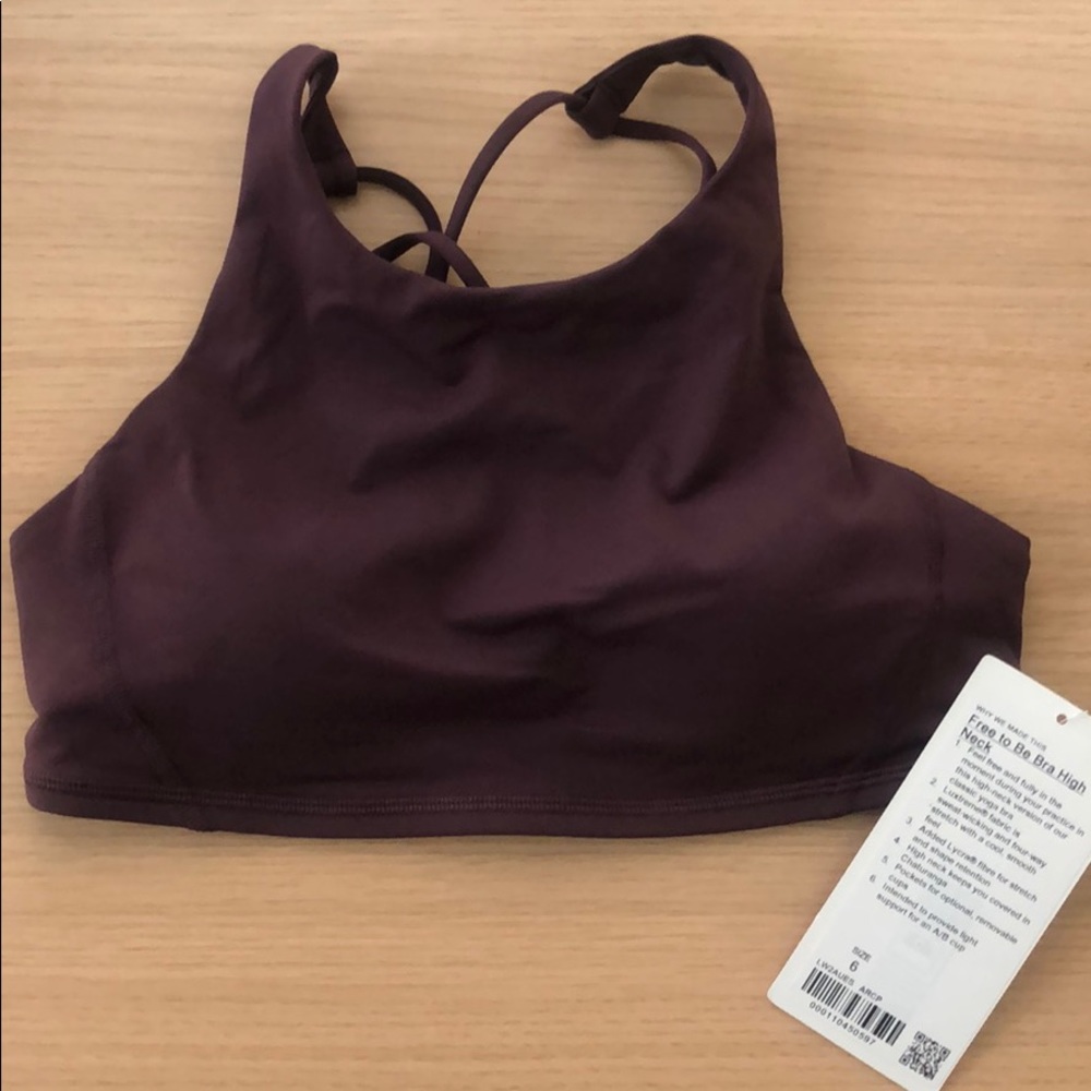 SOLD Lululemon Free to be Bra High Neck